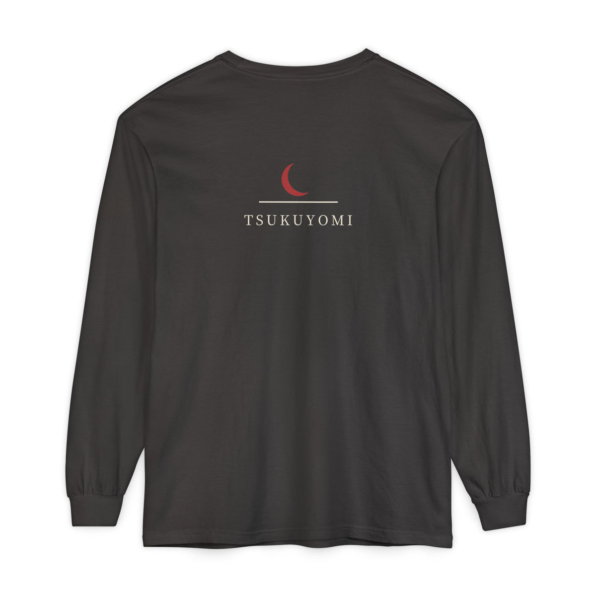 Silent Moon Kanji Anime Long Sleeve Tee | Ninja Japanese Streetwear