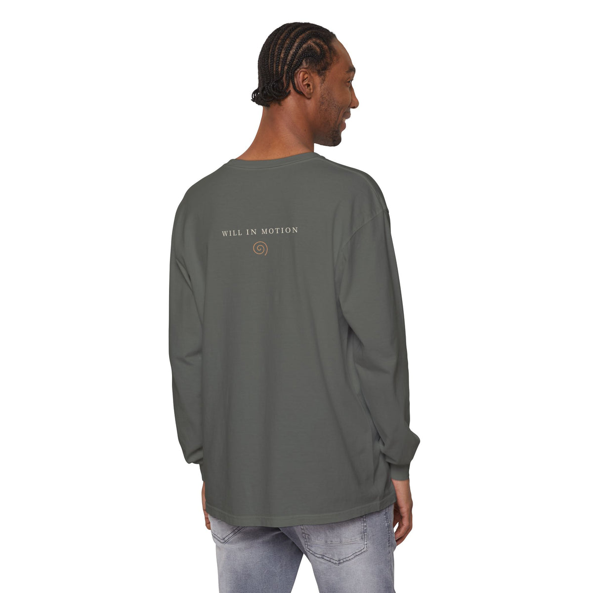 Spiral Will Quiet Edition Kanji Anime Long Sleeve Tee | Ninja Japanese Streetwear