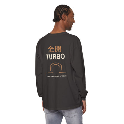 Tunnel Velocity Kanji Long Sleeve Tee | Inspired by Okarun from Dandadan