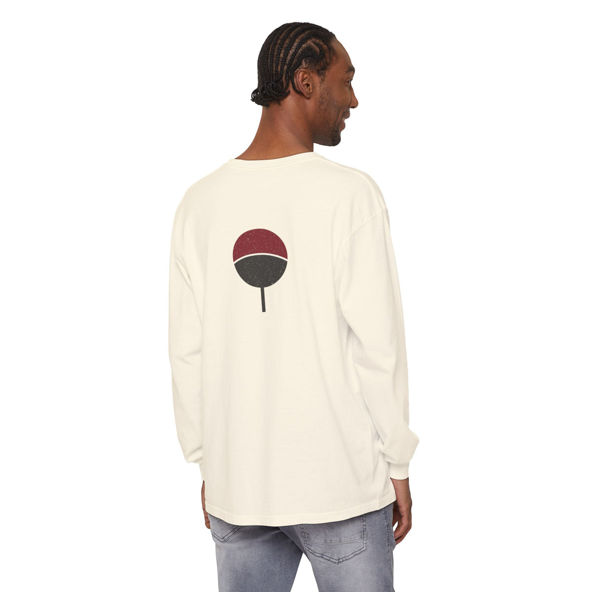Ember Legacy Minimalist Anime Long Sleeve Tee | Fire Release Kanji Japanese Streetwear
