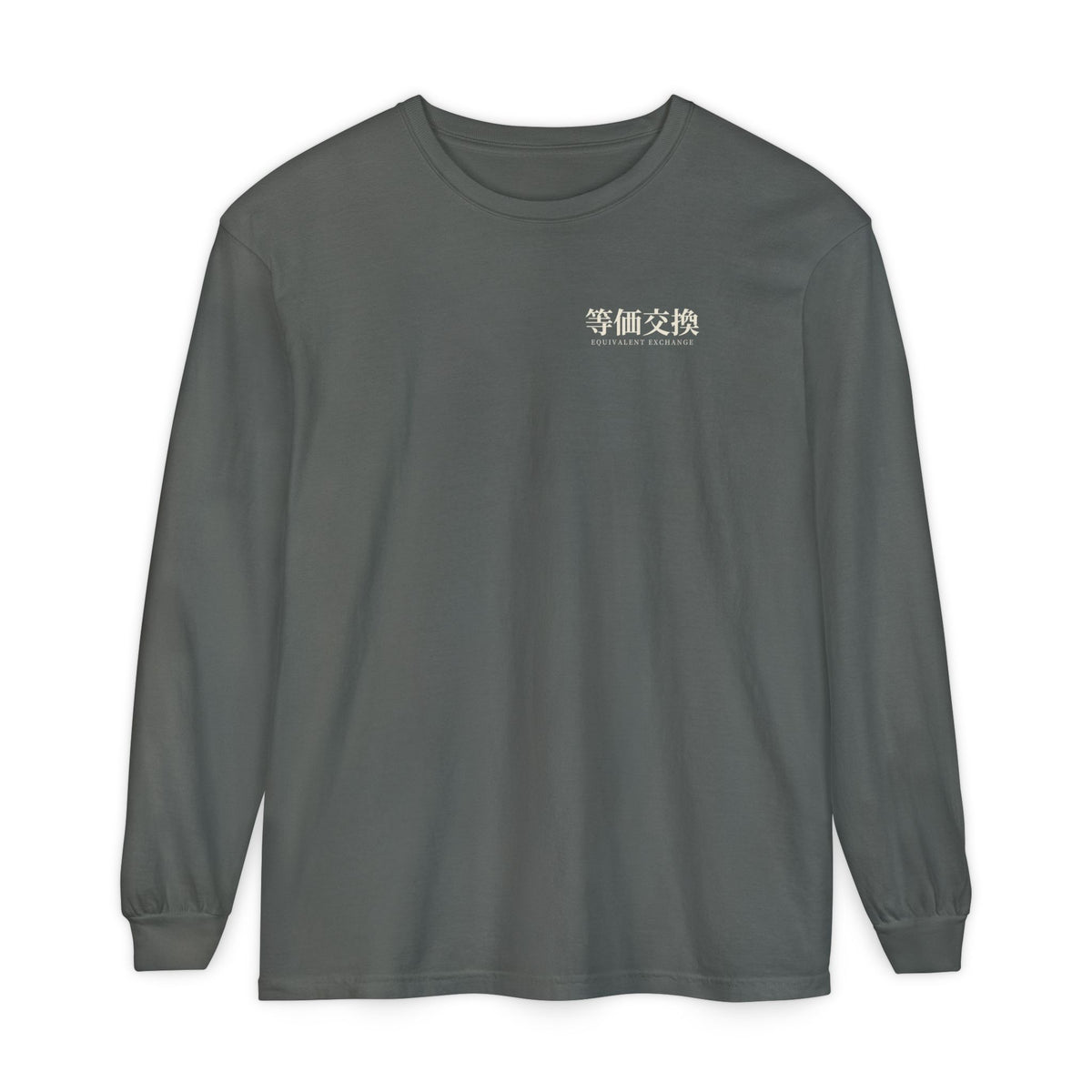 Exchange Workshop Kanji Anime Long Sleeve Tee | Alchemy Japanese Streetwear