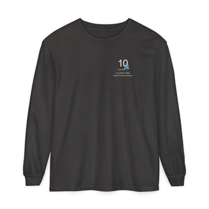 Ten Years, Still Learning Minimalist Long Sleeve Tee | Inspired by Frieren from Frieren