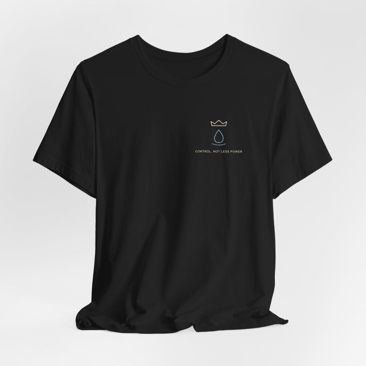 Royal Control Minimalist Anime Soft Tee | Grimoire Magic Japanese Streetwear