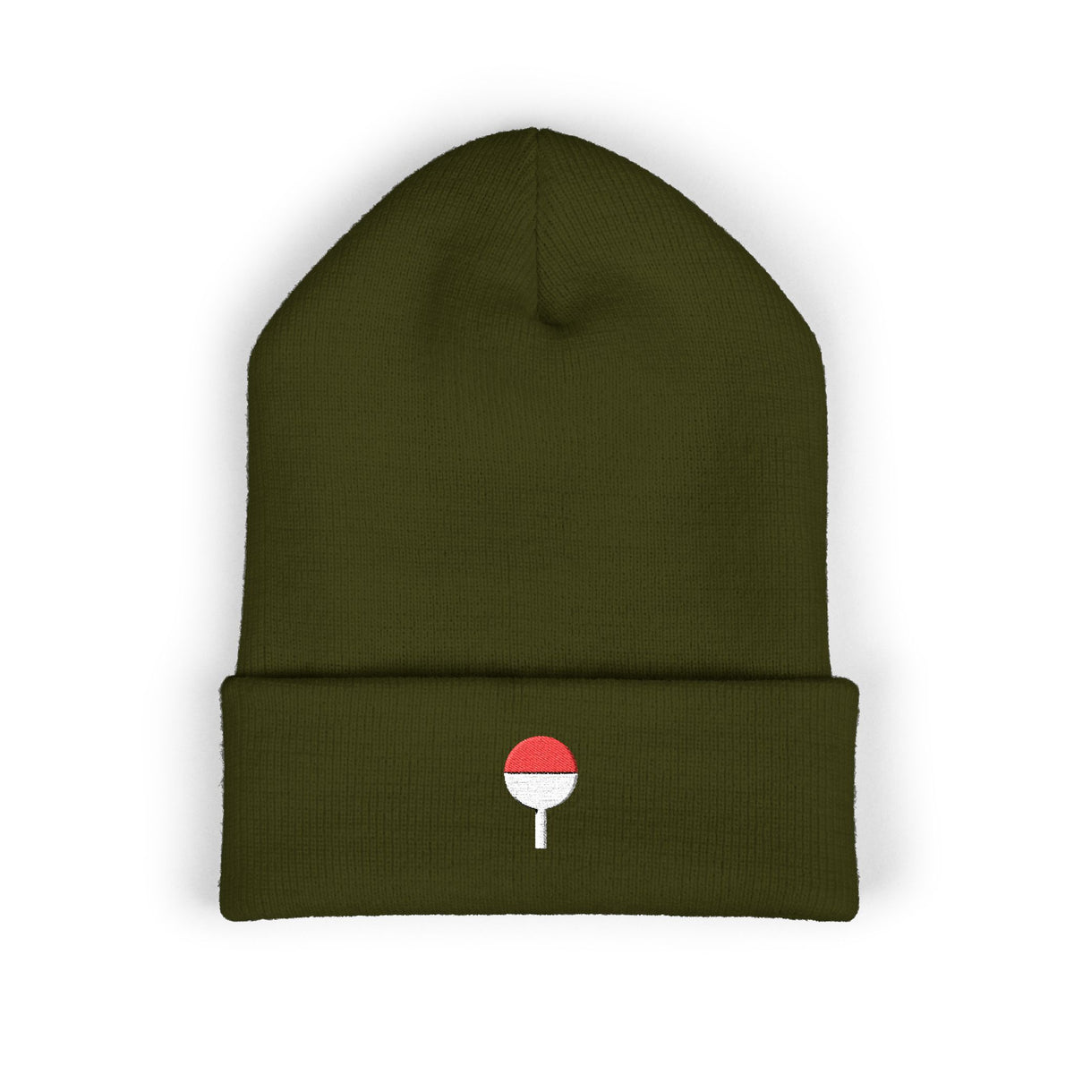 Clan Fan Crest Embroidered Beanie | Inspired by the Uchiha clan of Naruto