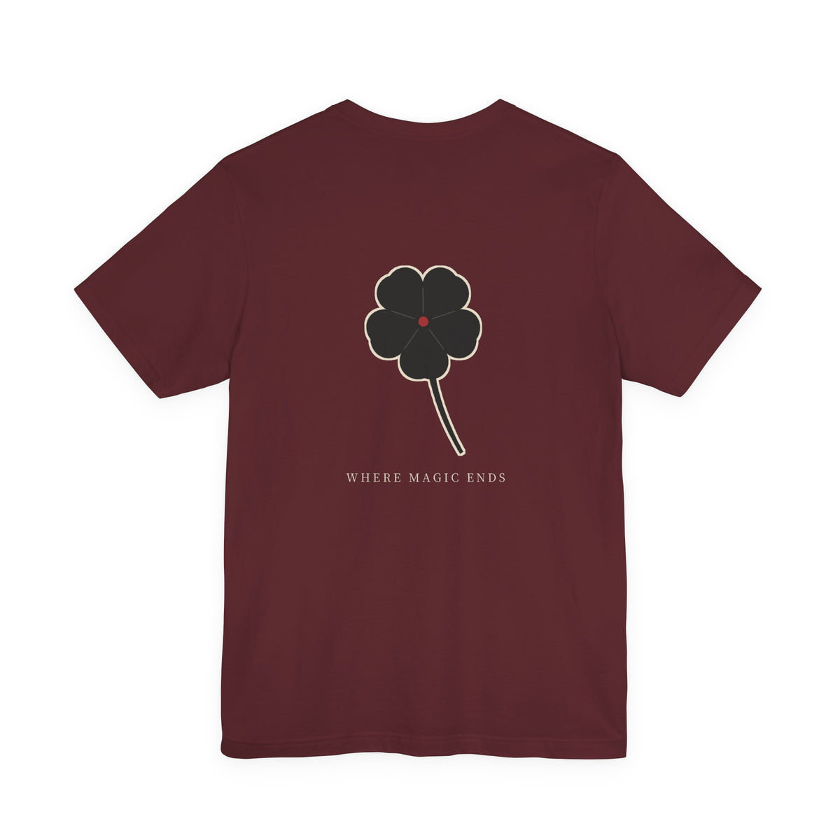 Black Clover Leaf Minimalist Soft Tee | Inspired by Asta from Black Clover
