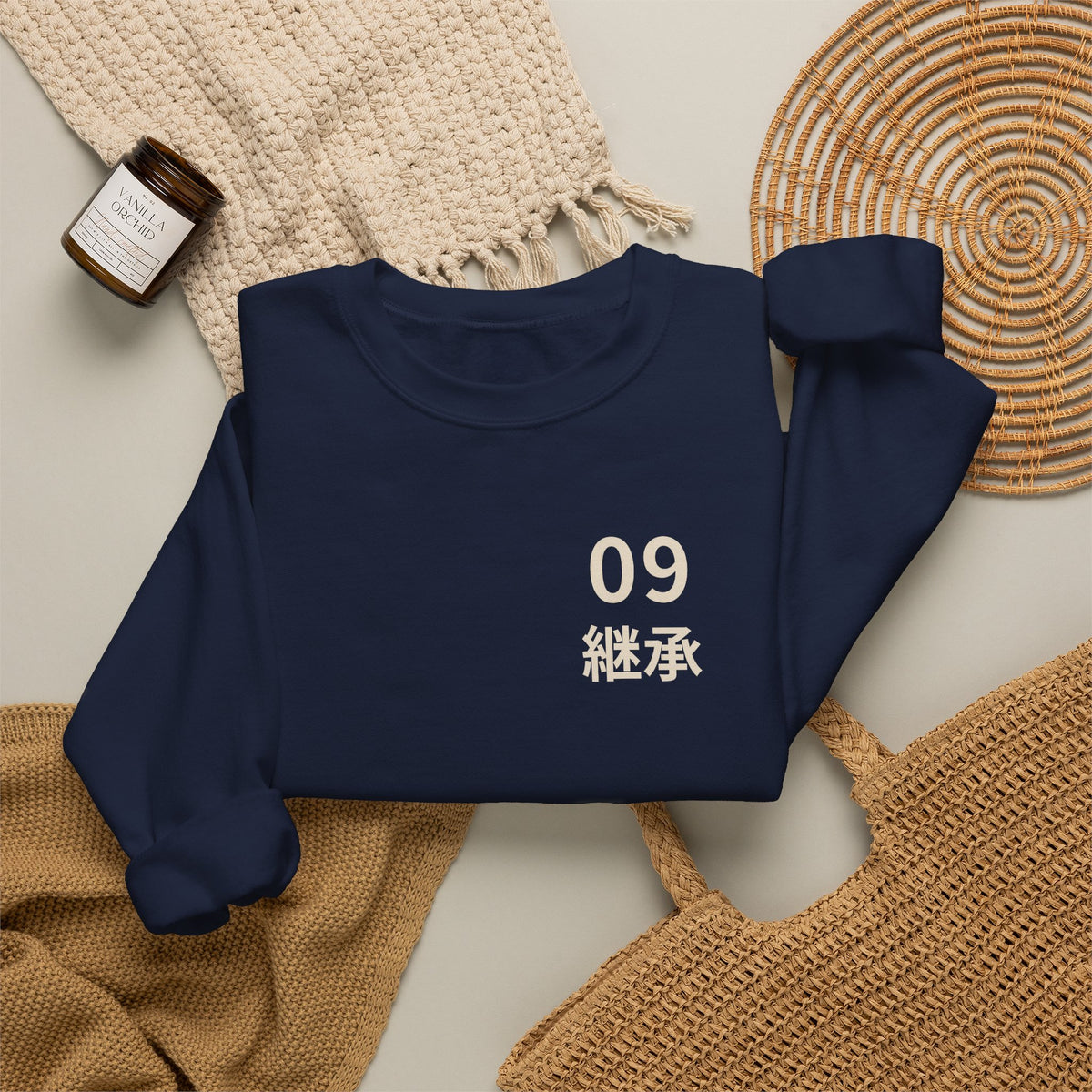 Ninth Kanji Anime Crewneck Sweatshirt | Successor Japanese Streetwear