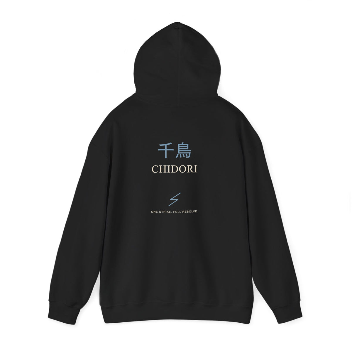 Thunder Strike Kanji Anime Hoodie | Ninja Japanese Streetwear