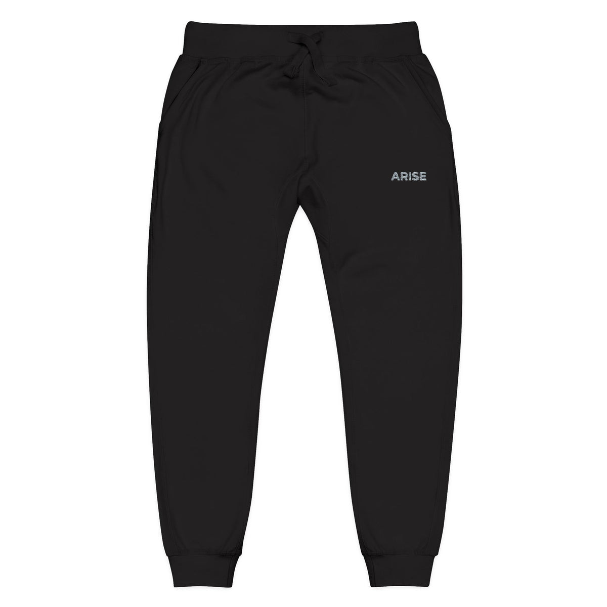 Arise Rank Embroidered Fleece Sweatpants | Inspired by Sung Jinwoo from Solo Leveling