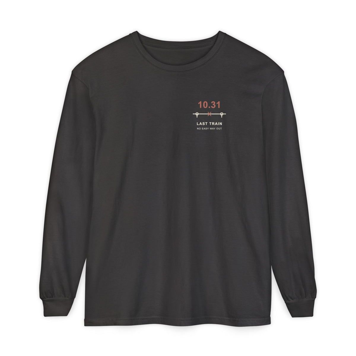 Last Train October Minimalist Long Sleeve Tee | Inspired by the Shibuya Incident arc of Jujutsu Kaisen