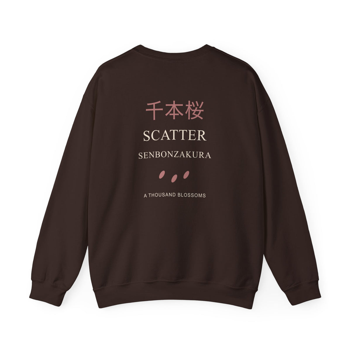Scatter Kanji Crewneck Sweatshirt | Inspired by Byakuya Kuchiki from Bleach