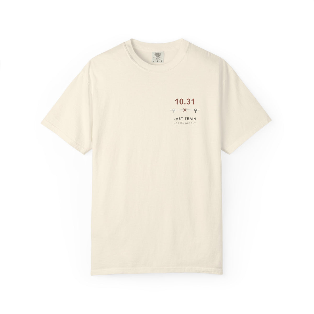Last Train October Minimalist Anime Tee | Sorcerer Japanese Streetwear