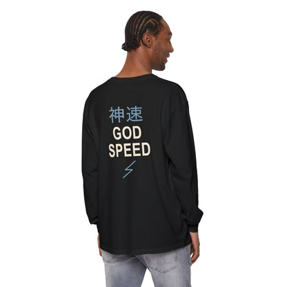 Electric Limit Kanji Long Sleeve Tee | Inspired by Killua Zoldyck from Hunter x Hunter