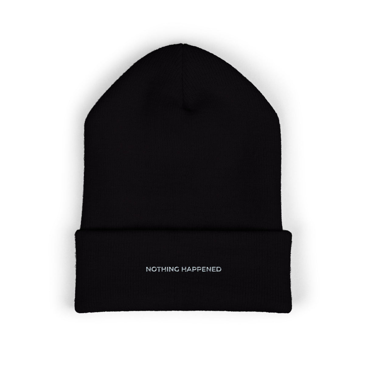 Nothing Happened Embroidered Beanie | Inspired by Roronoa Zoro from One Piece