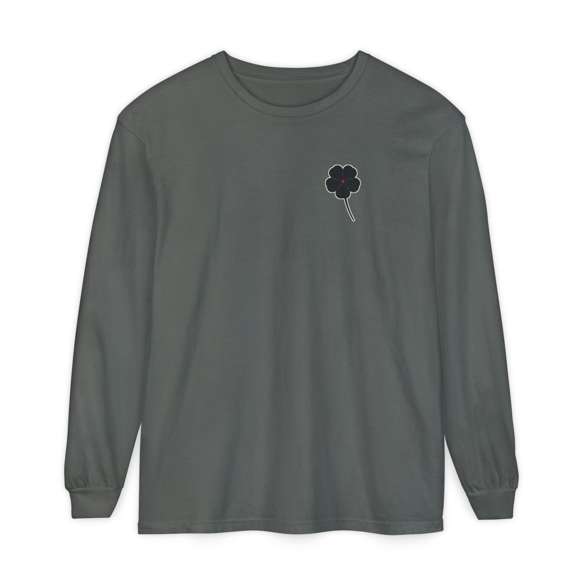Black Clover Leaf Minimalist Long Sleeve Tee | Inspired by Asta from Black Clover