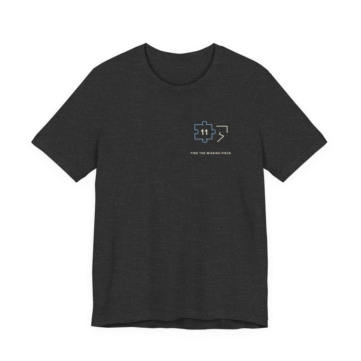 The Missing Piece Minimalist Anime Soft Tee | Anime Sports Japanese Streetwear