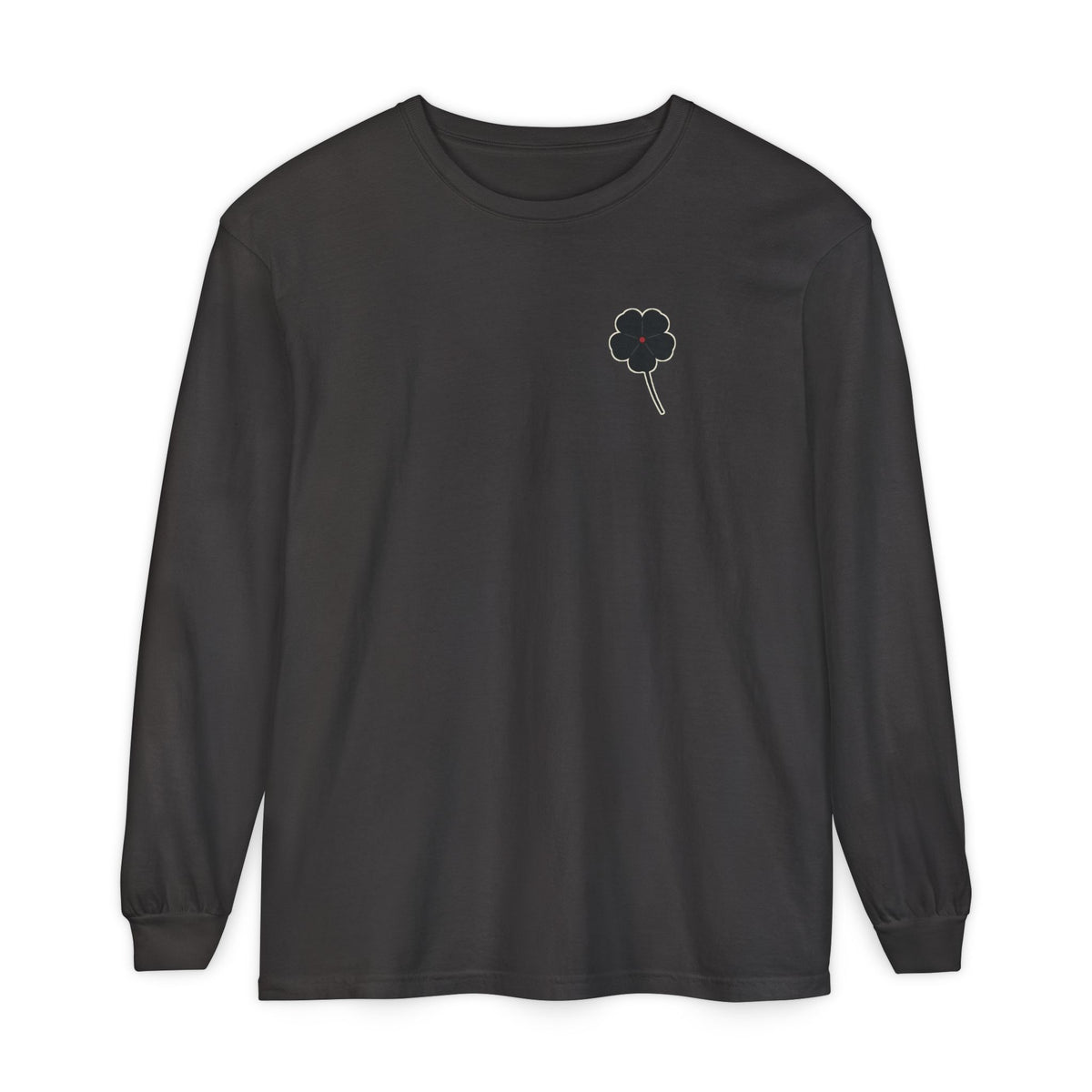 Black Clover Leaf Minimalist Long Sleeve Tee | Inspired by Asta from Black Clover