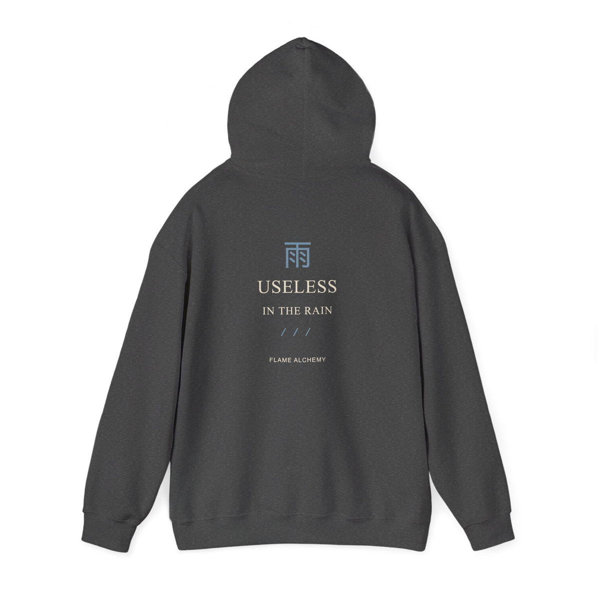 Rain Check Kanji Hoodie | Inspired by Roy Mustang from Fullmetal Alchemist