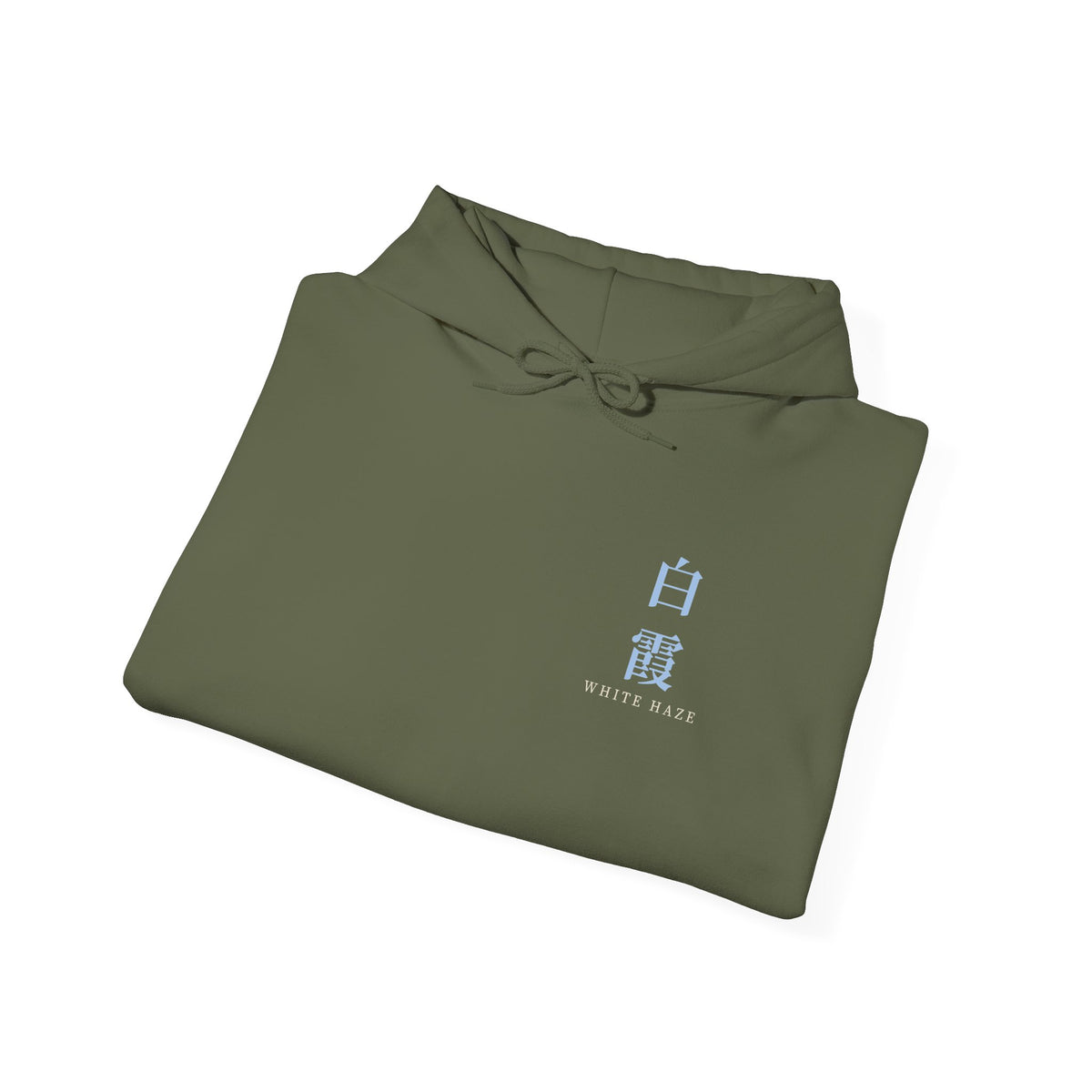White Haze Kanji Anime Hoodie | Soul Sword Japanese Streetwear