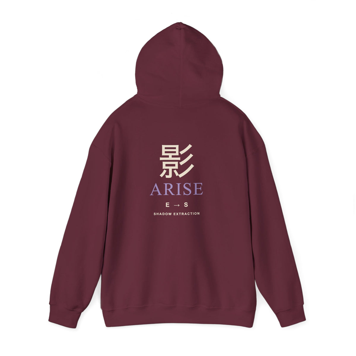 Shadow Rank Kanji Anime Hoodie | Shadow Rank Gym Japanese Streetwear