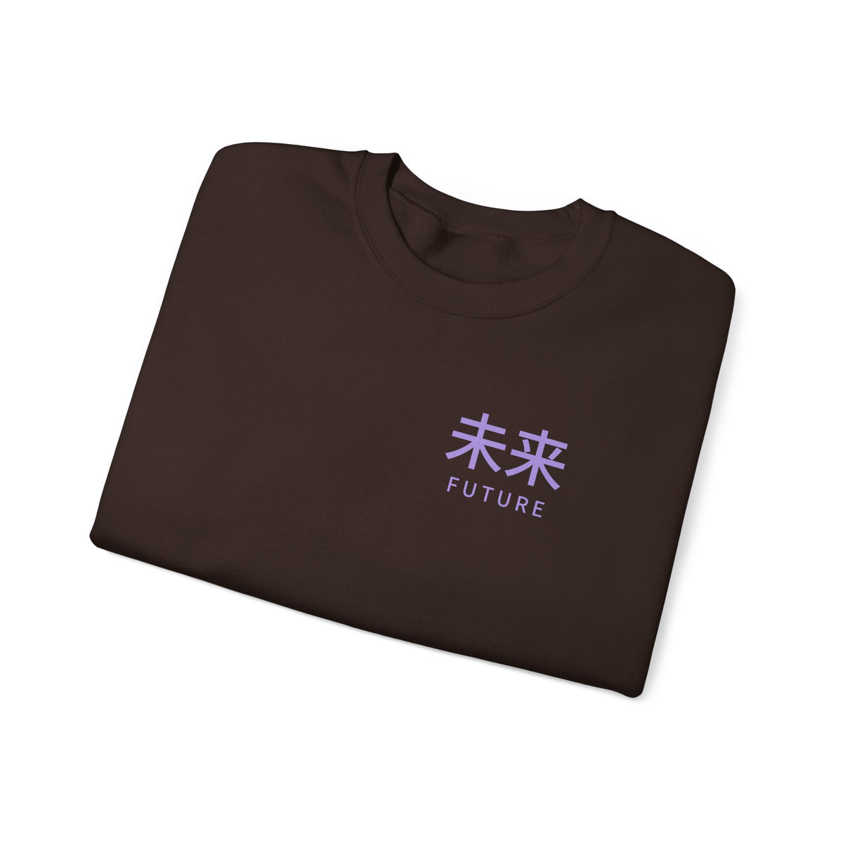 Future Tense Kanji Anime Crewneck Sweatshirt | Saiyan Japanese Streetwear