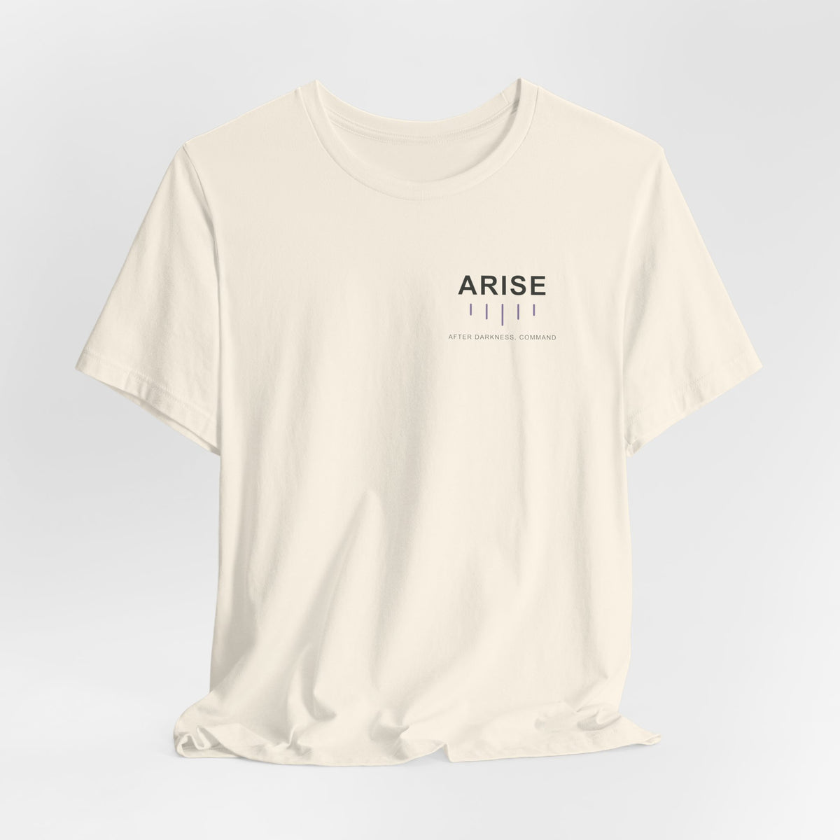 After Darkness Minimalist Anime Soft Tee | Shadow Rank Gym Japanese Streetwear