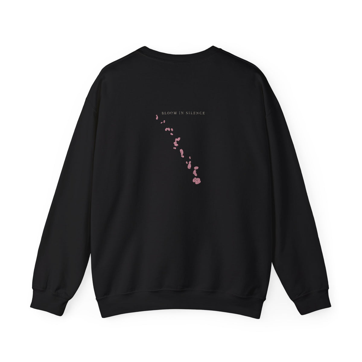 Quiet Bloom Kanji Crewneck Sweatshirt | Inspired by Byakuya Kuchiki from Bleach