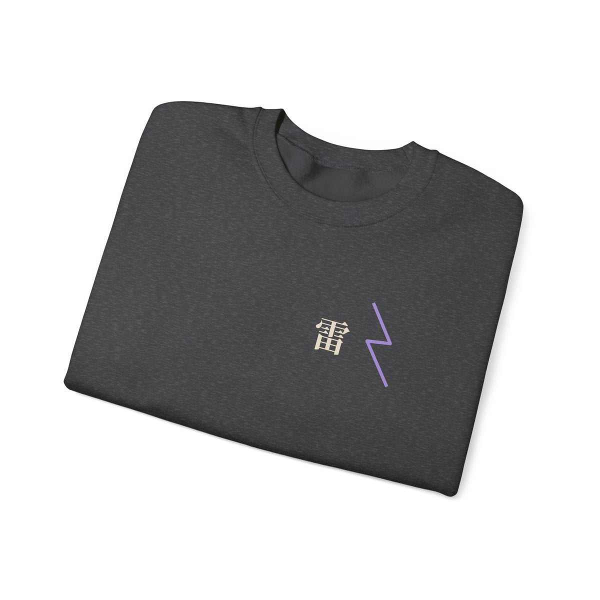 Storm Flame Kanji Anime Crewneck Sweatshirt | Clan Crest Japanese Streetwear