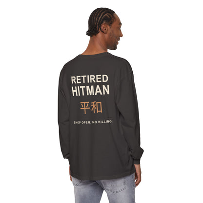 Off Duty Kanji Long Sleeve Tee | Inspired by Taro Sakamoto from Sakamoto Days