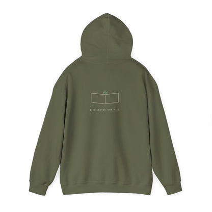 Five Leaf Kanji Hoodie | Inspired by Asta from Black Clover