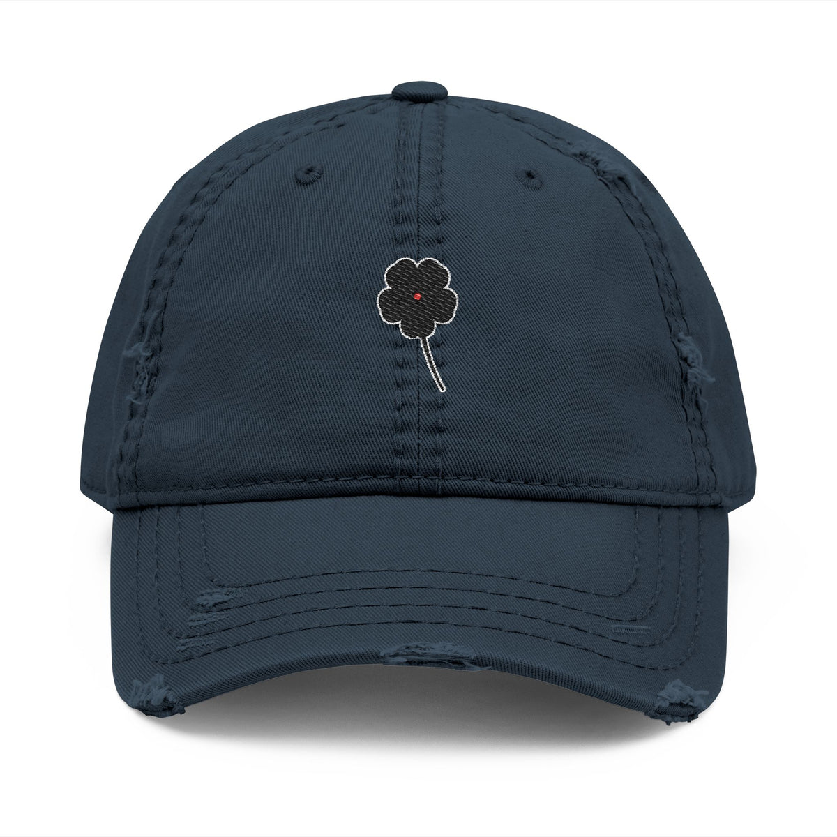 Black Clover Leaf Embroidered Dad Hat | Inspired by Asta from Black Clover
