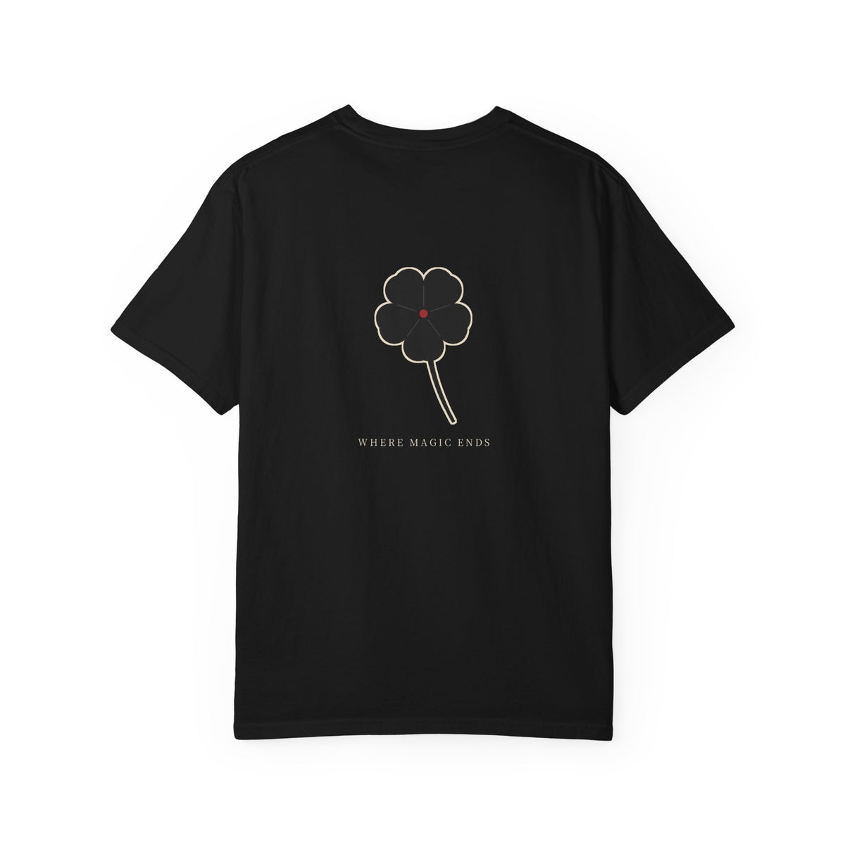Black Clover Leaf Minimalist Heavyweight Tee | Inspired by Asta from Black Clover