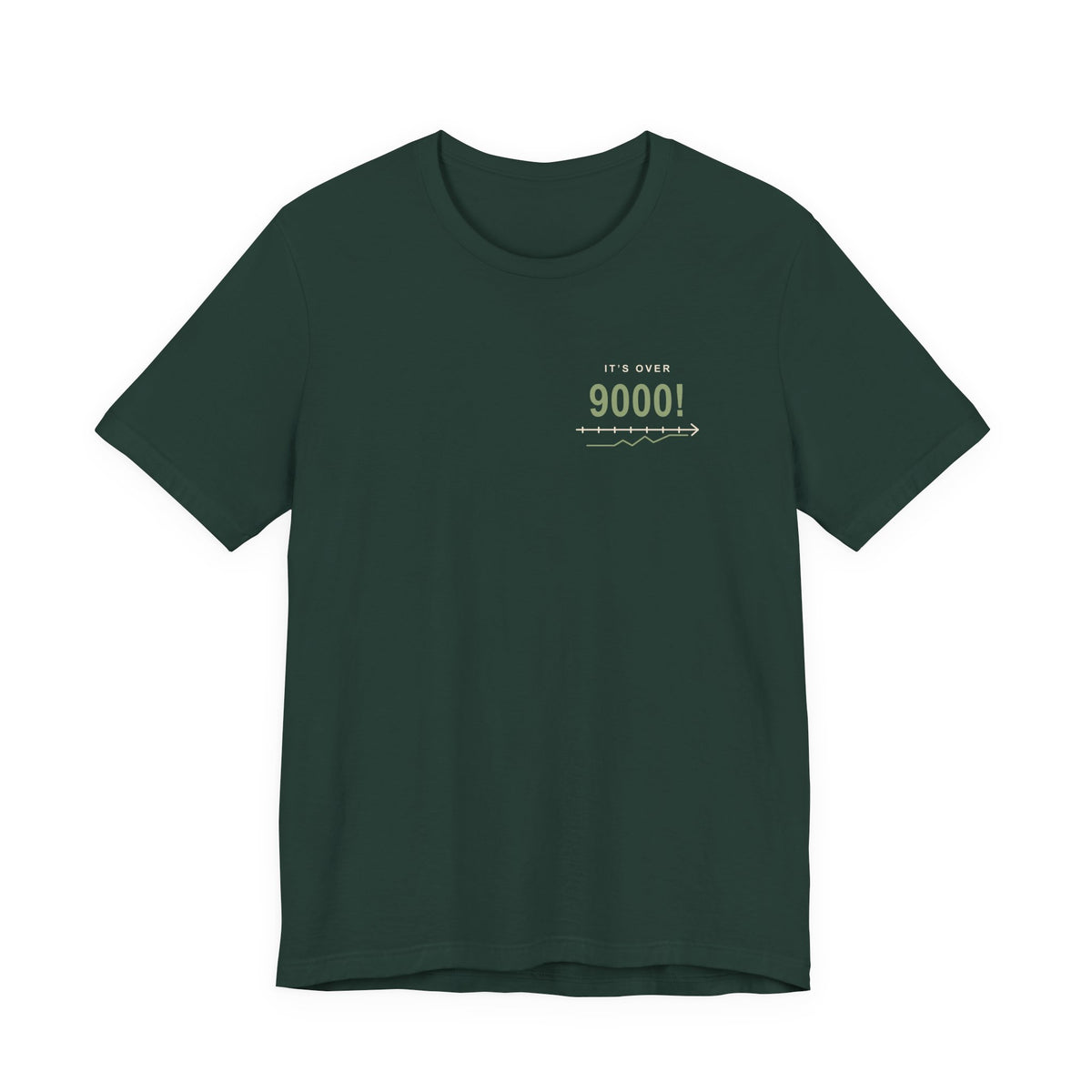 Over Nine Thousand Anime Quote Soft Tee | Power Level Japanese Streetwear