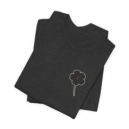 Black Clover Leaf Minimalist Soft Tee | Inspired by Asta from Black Clover