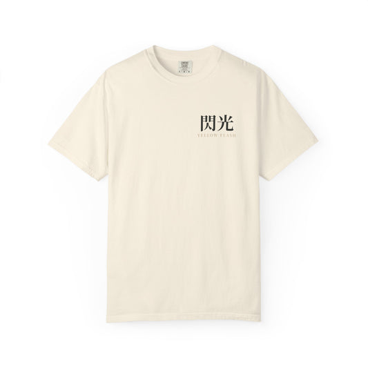 Yellow Flash Kanji Anime Tee | Ninja Japanese Streetwear