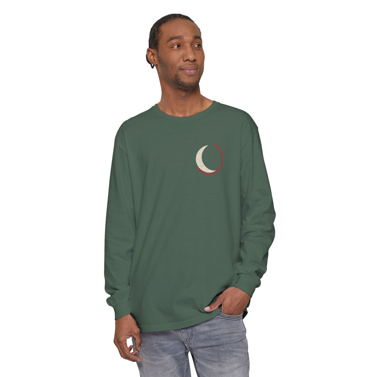 Black Moon Minimalist Long Sleeve Tee | Inspired by Ichigo Kurosaki from Bleach