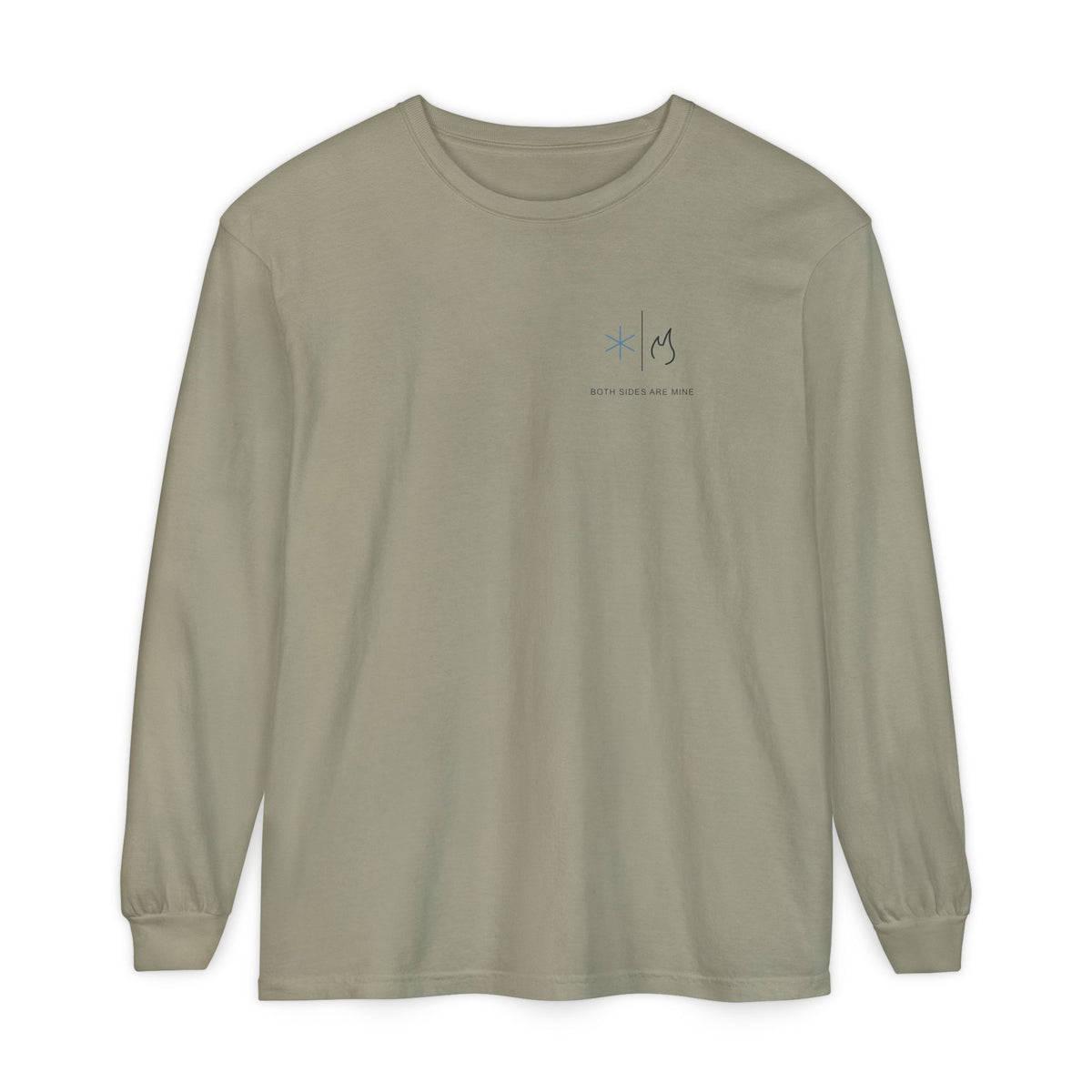 Both Sides Mine Minimalist Long Sleeve Tee | Inspired by Shoto Todoroki from My Hero Academia