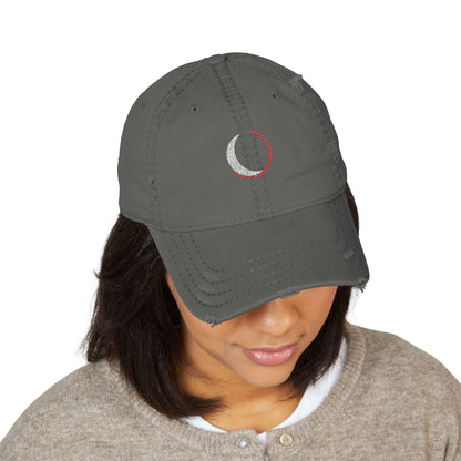 Black Moon Embroidered Dad Hat | Inspired by Ichigo Kurosaki from Bleach
