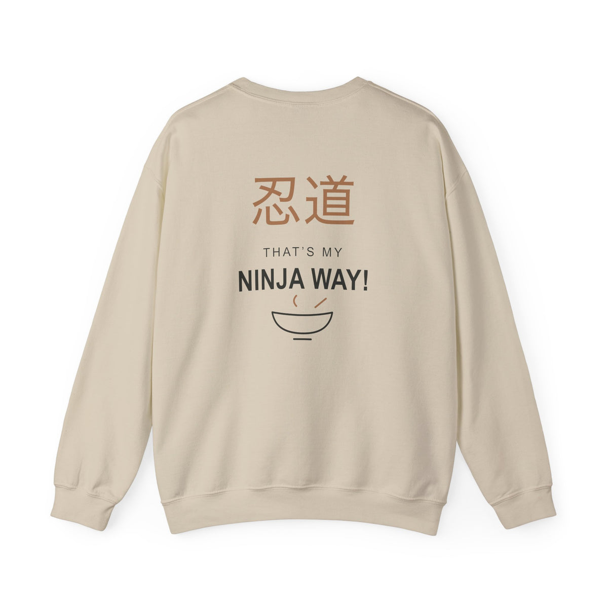 Ninja Way Kanji Anime Crewneck Sweatshirt | Ninja Japanese Streetwear