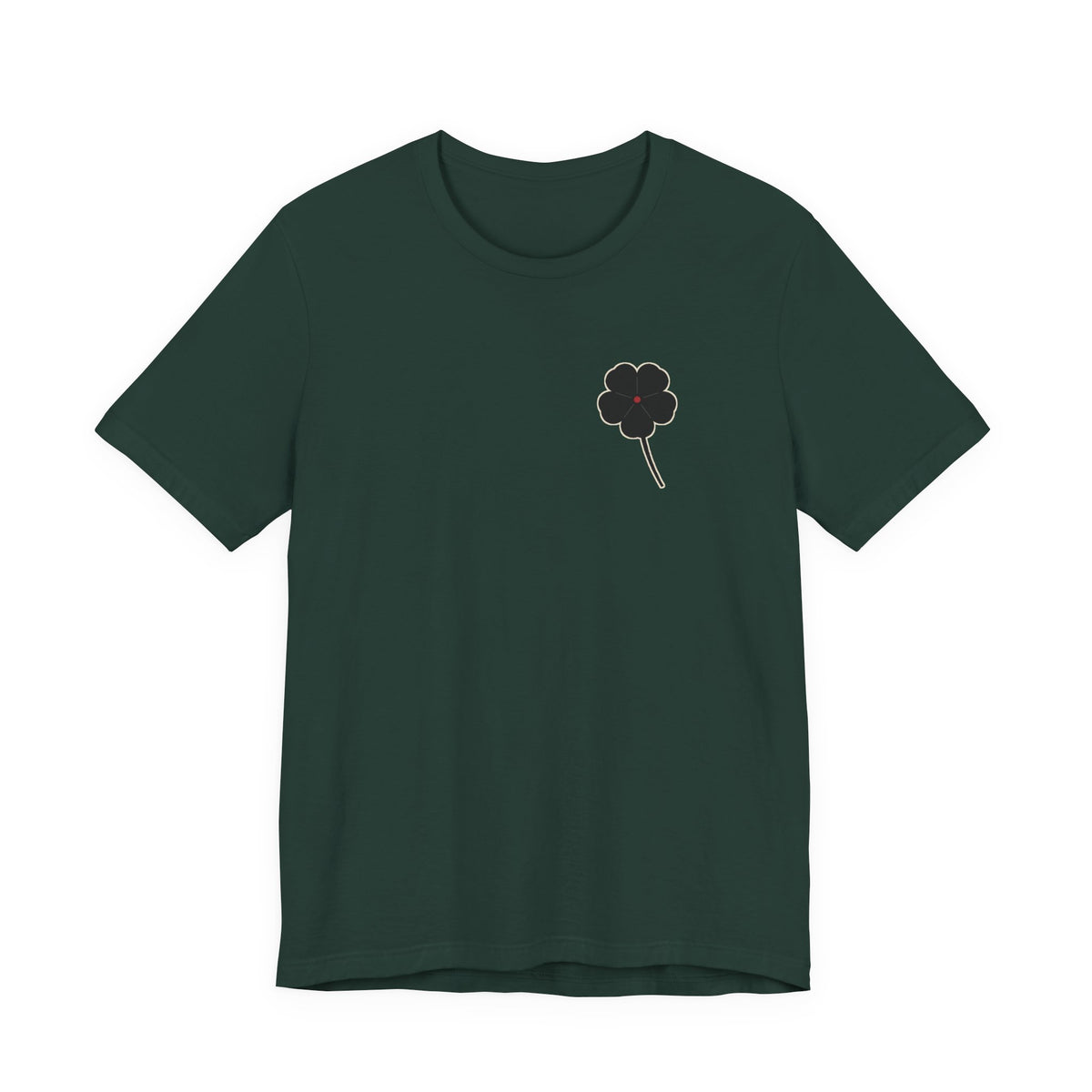Black Clover Leaf Minimalist Soft Tee | Inspired by Asta from Black Clover