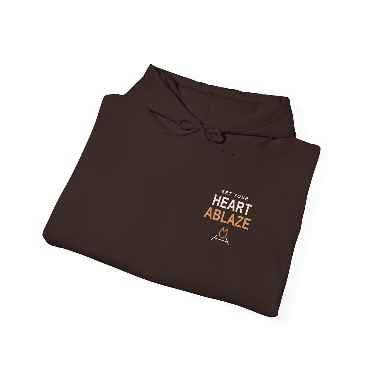 Heart Ablaze Anime Quote Hoodie | Demon Hunter Japanese Streetwear