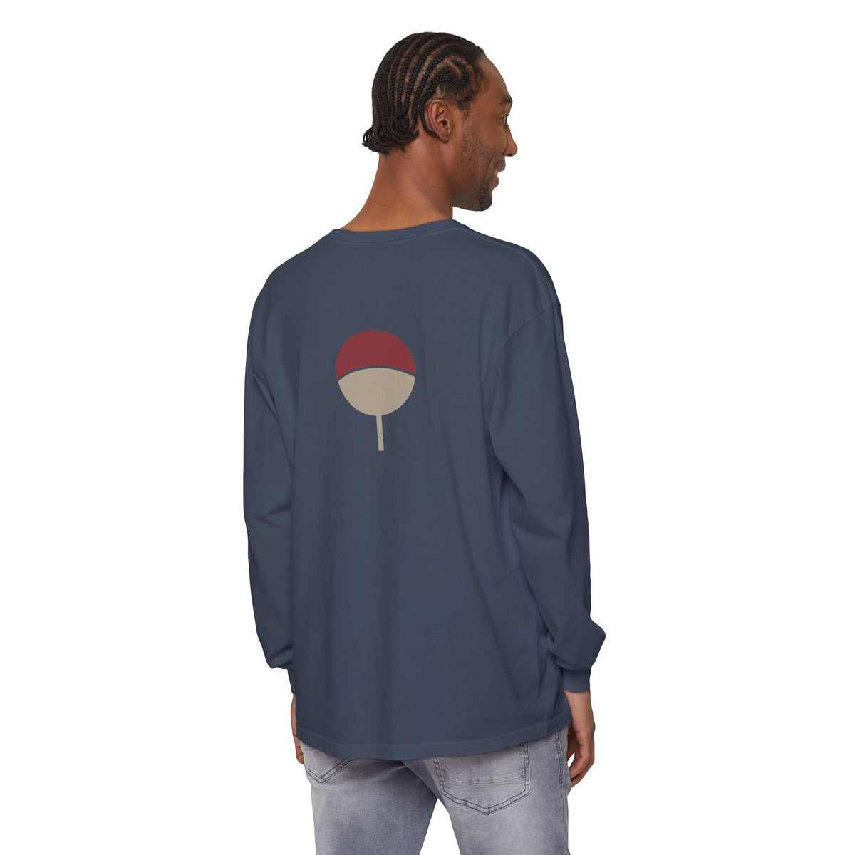 Ember Legacy Minimalist Anime Long Sleeve Tee | Fire Release Kanji Japanese Streetwear