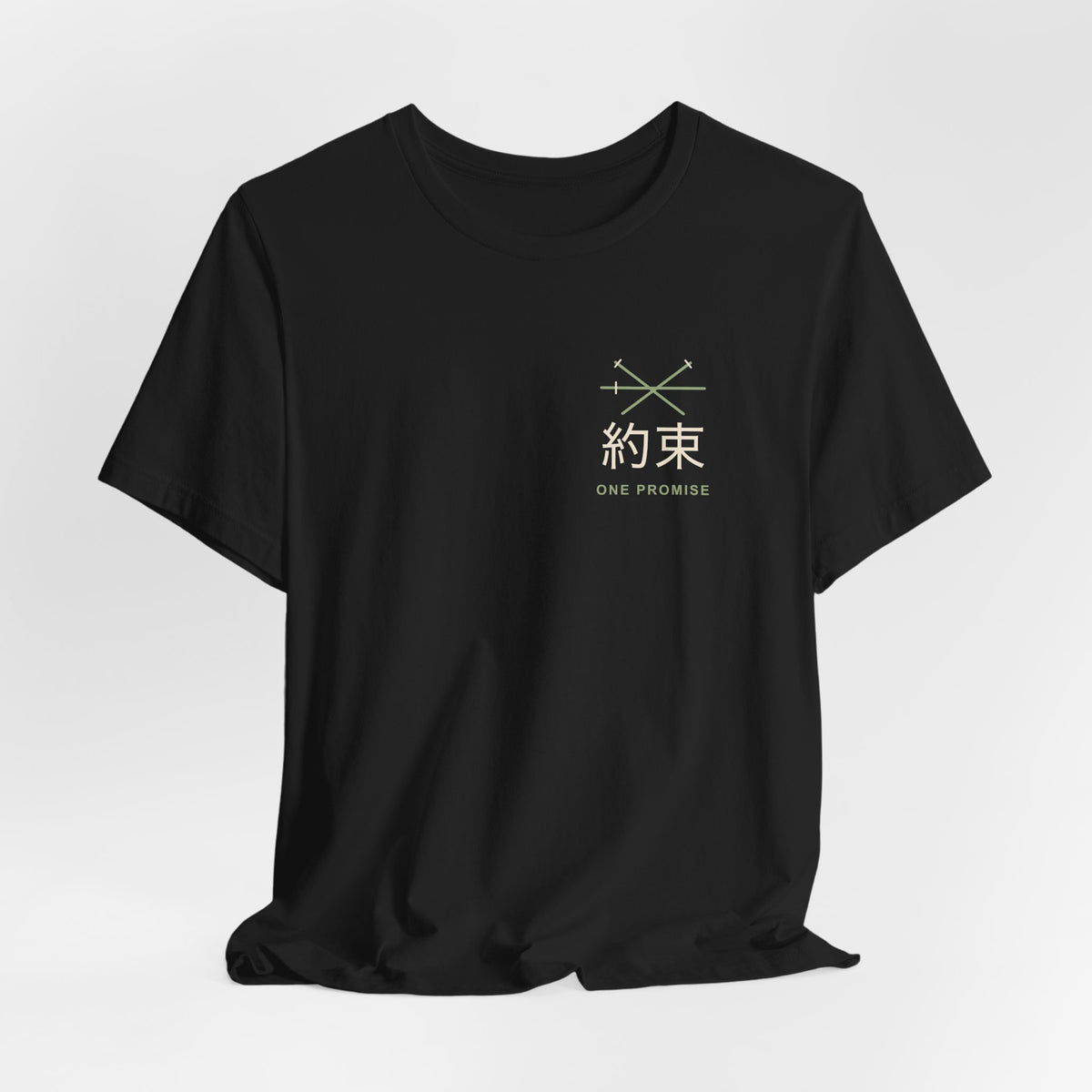 Kept Promise Kanji Anime Soft Tee | Pirate Japanese Streetwear