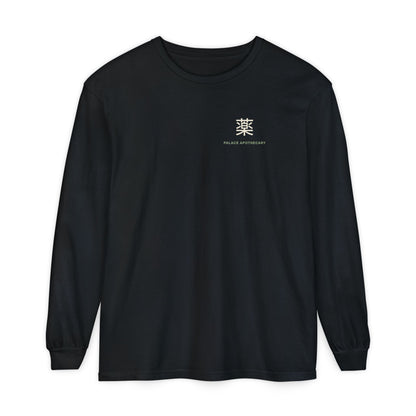 The Dose Makes Kanji Long Sleeve Tee | Inspired by Maomao from The Apothecary Diaries
