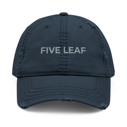 Five Leaf Embroidered Dad Hat | Inspired by Asta from Black Clover