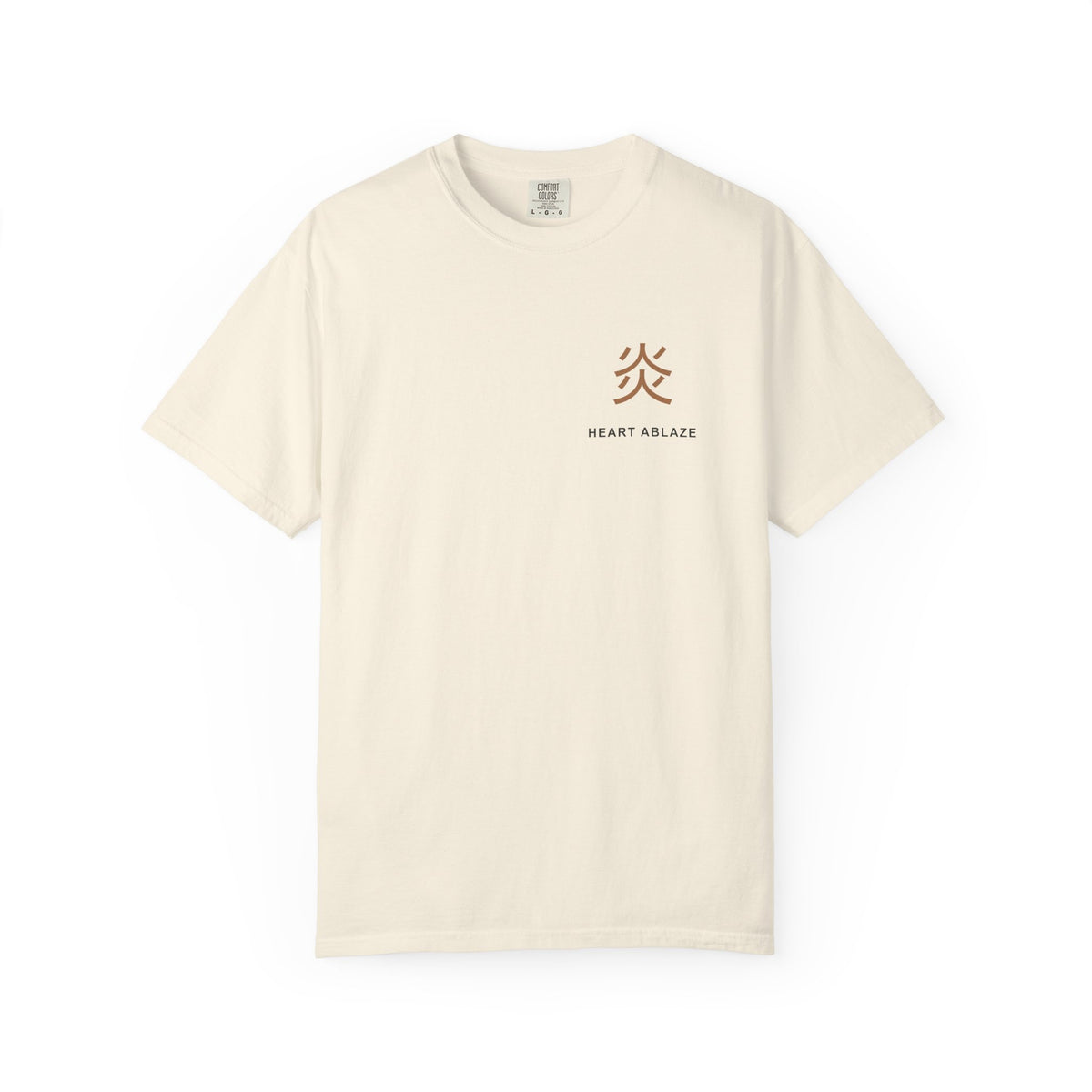 Burning Resolve Kanji Anime Tee | Demon Hunter Japanese Streetwear