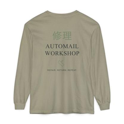 Rebuild Home Kanji Long Sleeve Tee | Inspired by Winry Rockbell from Fullmetal Alchemist