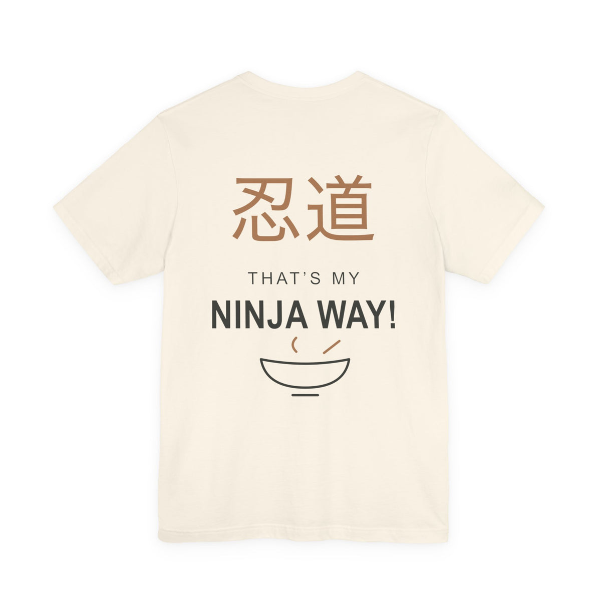Ninja Way Kanji Anime Soft Tee | Ninja Japanese Streetwear