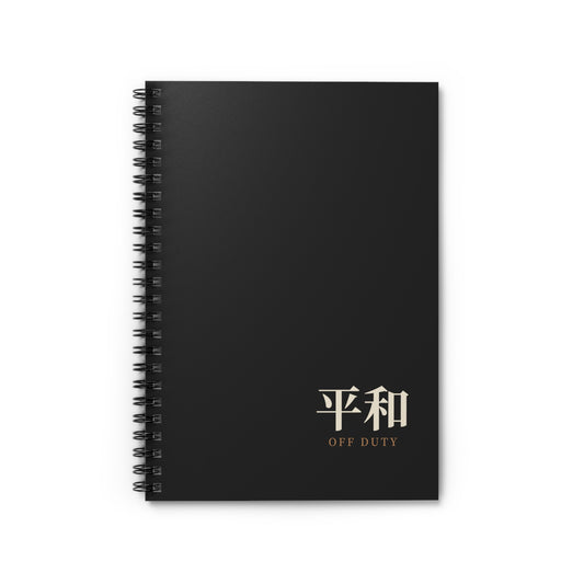 Shop Hours Spiral Notebook | Inspired by Taro Sakamoto from Sakamoto Days