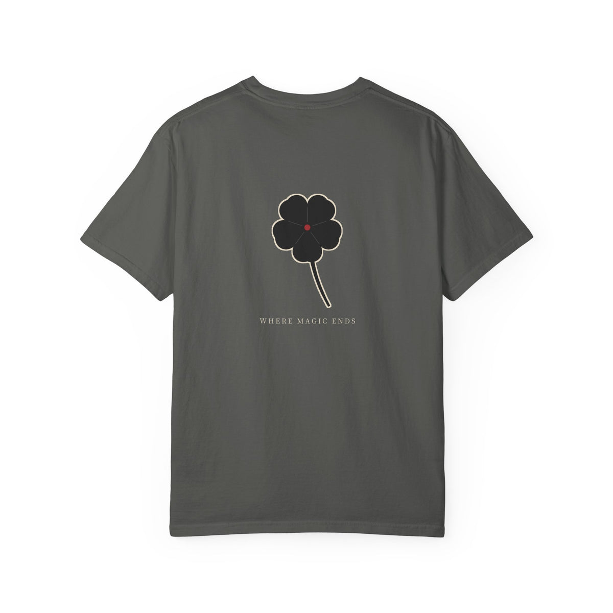 Black Clover Leaf Minimalist Heavyweight Tee | Inspired by Asta from Black Clover