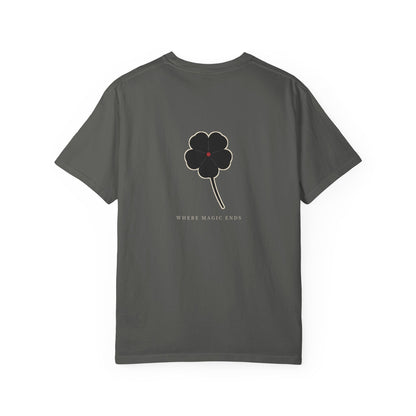 Black Clover Leaf Minimalist Heavyweight Tee | Inspired by Asta from Black Clover